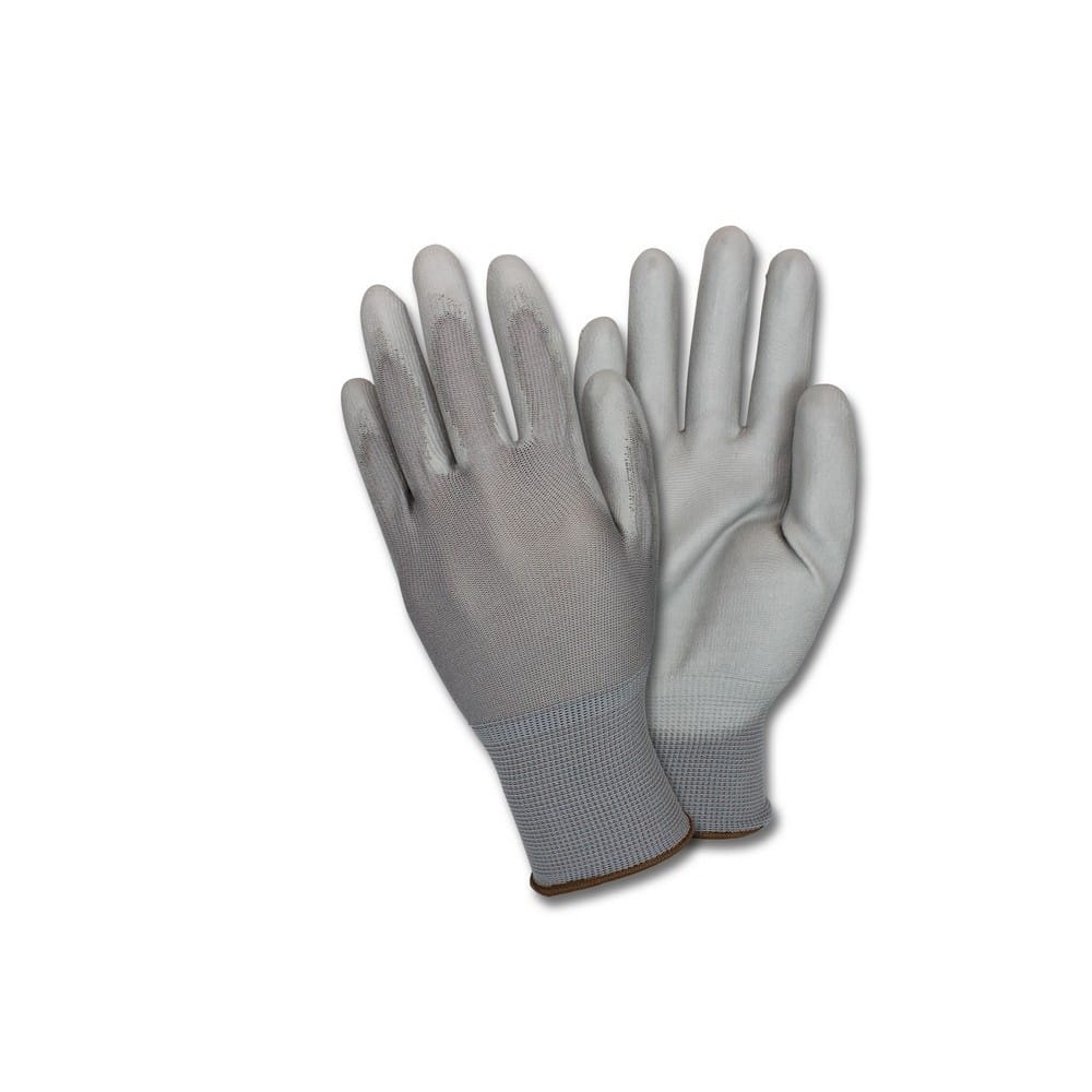 XL, Gray Nylon Glove w/Gray Polyurethane Coating (6 Dozen Per Case) - Image 4