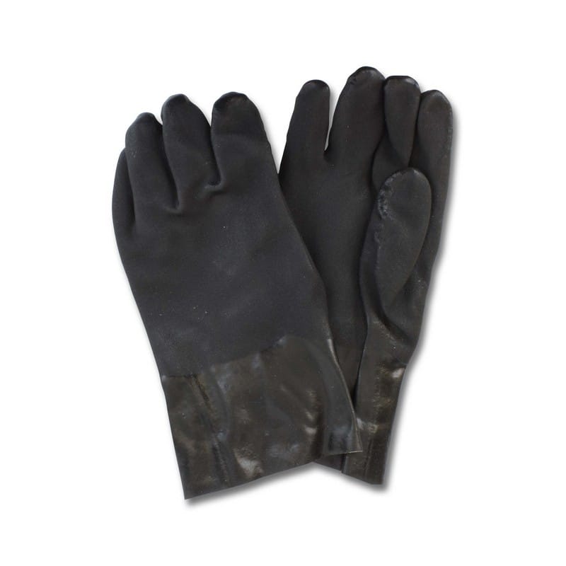 PVC, Interlock, Semi-Rough, Black, Economy Single Dipped (1 Dozen) - Image 2