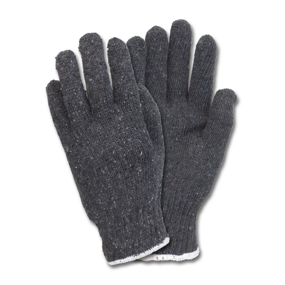 Men's, Gray Medium Weight Cotton Polyester String Knit (1 Dozen)