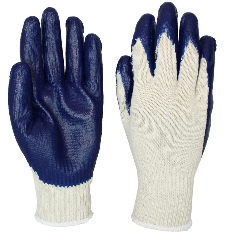 Women's, Blue Latex Coated String Knit (1 Dozen)