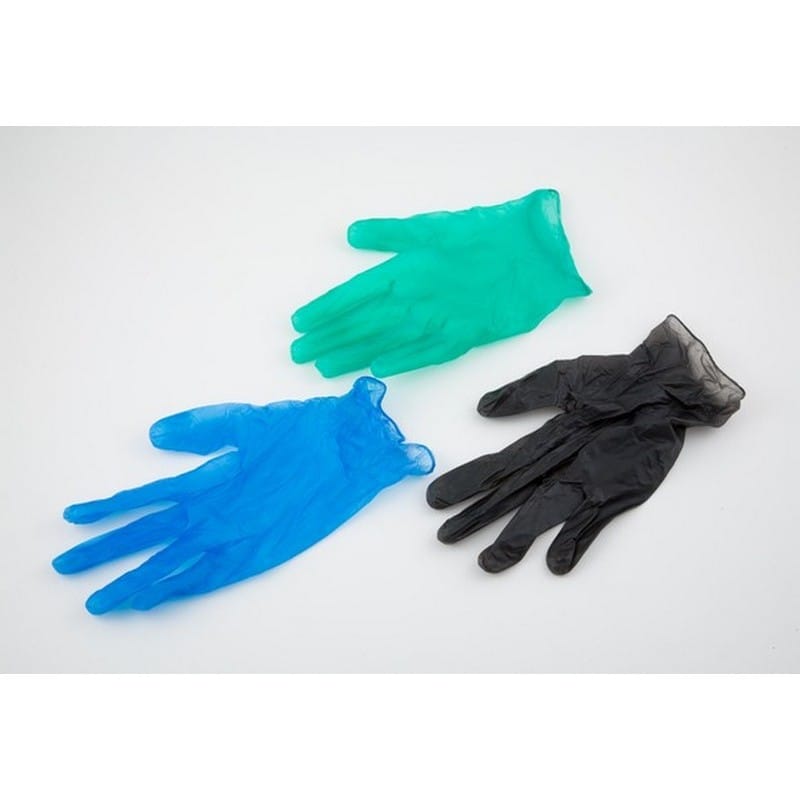 Medium, Powder Free Black Vinyl Gloves, Non-Medical (100 Per Box, 10 Per Case) - Image 2