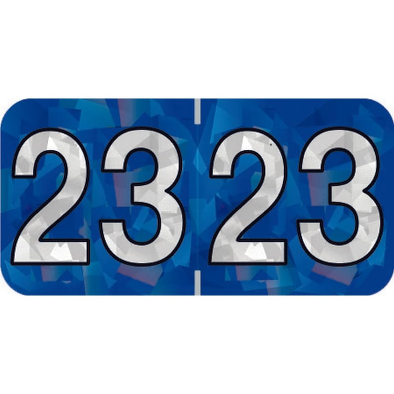 PMA Compatible "23" Yearband Labels, 1-1/2" X 3/4" - 500 per Roll