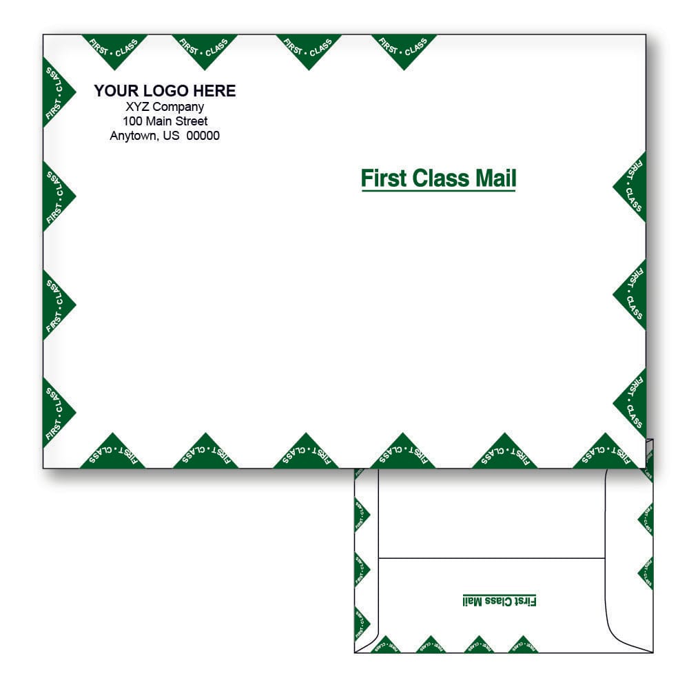 Custom Printed 9" x 12-1/2" 1st Class Catalog Envelopes, Self Seal, White Wove, 28 lb, Standard Flap (Box of 250) - Image 2