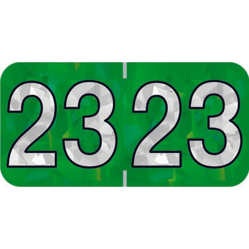 PMA Compatible "23" Yearband Labels, 1-1/2" X 3/4" - 500 per Roll
