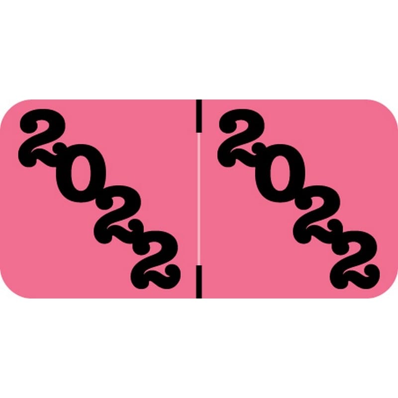 Jeter Proprietary Compatible "2022" Yearband Labels, 1-1/2" X 3/4" - 500 per Roll
