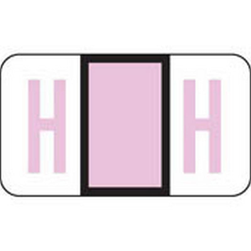 Jeter Compatible "H" Labels, Polylaminated Stock, 15/16 " X 1-5/8" Individual Letters - Roll of 500