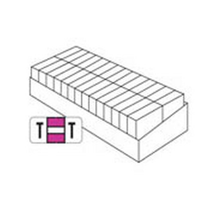Jeter Compatible Complete Set "A-Z plus Mc" Labels, Polylaminated Stock, 3/4 " x 1.5" Individual Letters (13,500 Labels)