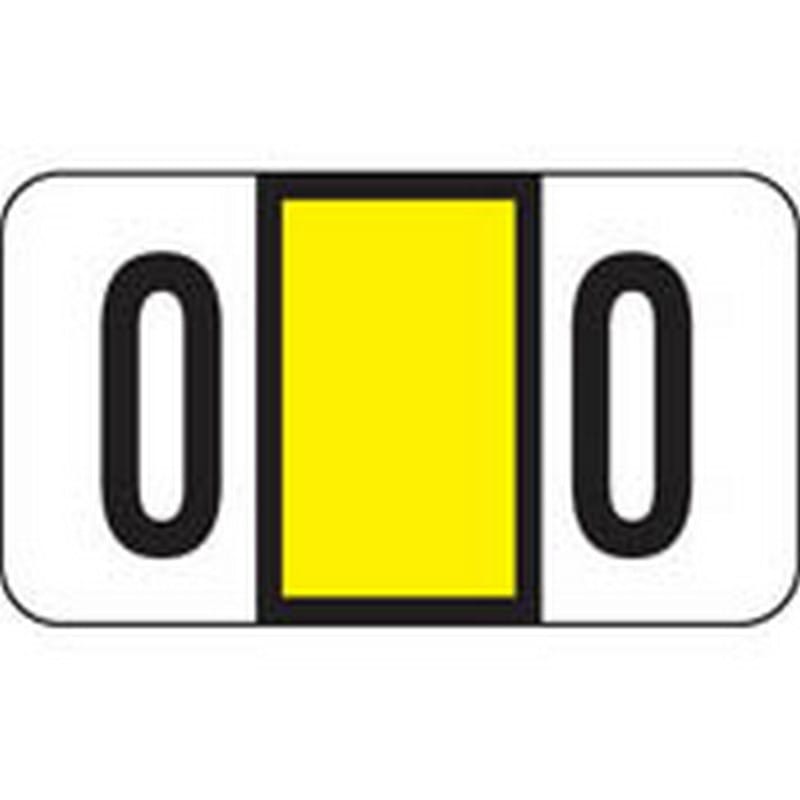 Jeter Compatible "O" Labels, Polylaminated Stock, 15/16 " X 1-5/8" Individual Letters - Roll of 500