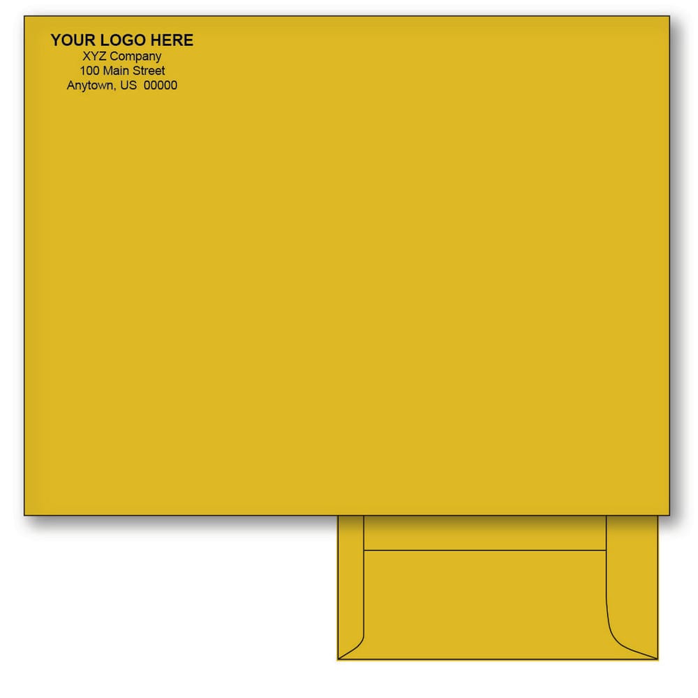 Custom Printed 12" x 15-1/2" Catalog Envelopes, Brown Kraft, 28 lb, Standard Flap (Box of 500) - Image 2