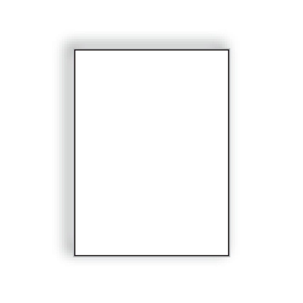 Letterhead, 8-1/2" x 11", 24#, Bright White (98% Brightness), Ream-Wrapped, Ultra Smooth Finish (Carton of 5000)