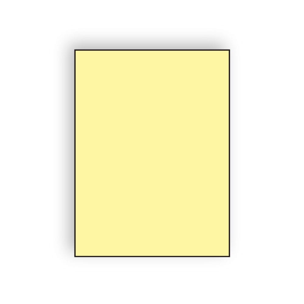 Letterhead, 8-1/2" x 11", 24#, Recycled, Canary Pastel Colored (Box of 500)