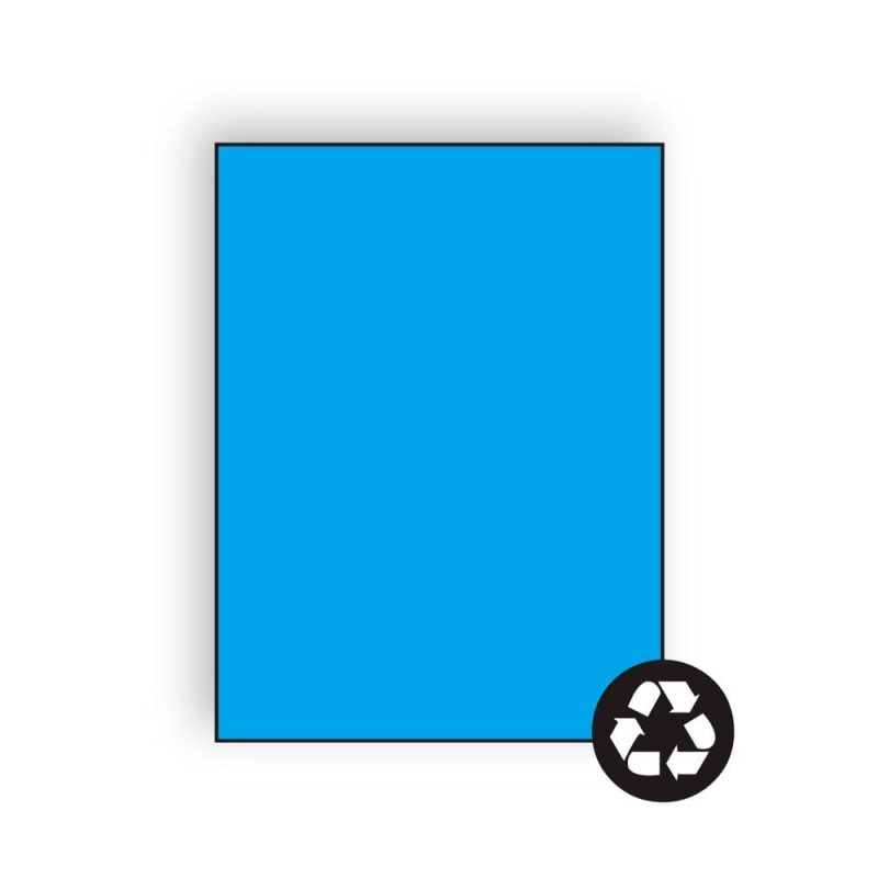 Letterhead, 11" x 17", 24#, Recycled, Brightly Colored Blue, Acid Free (Box of 500)