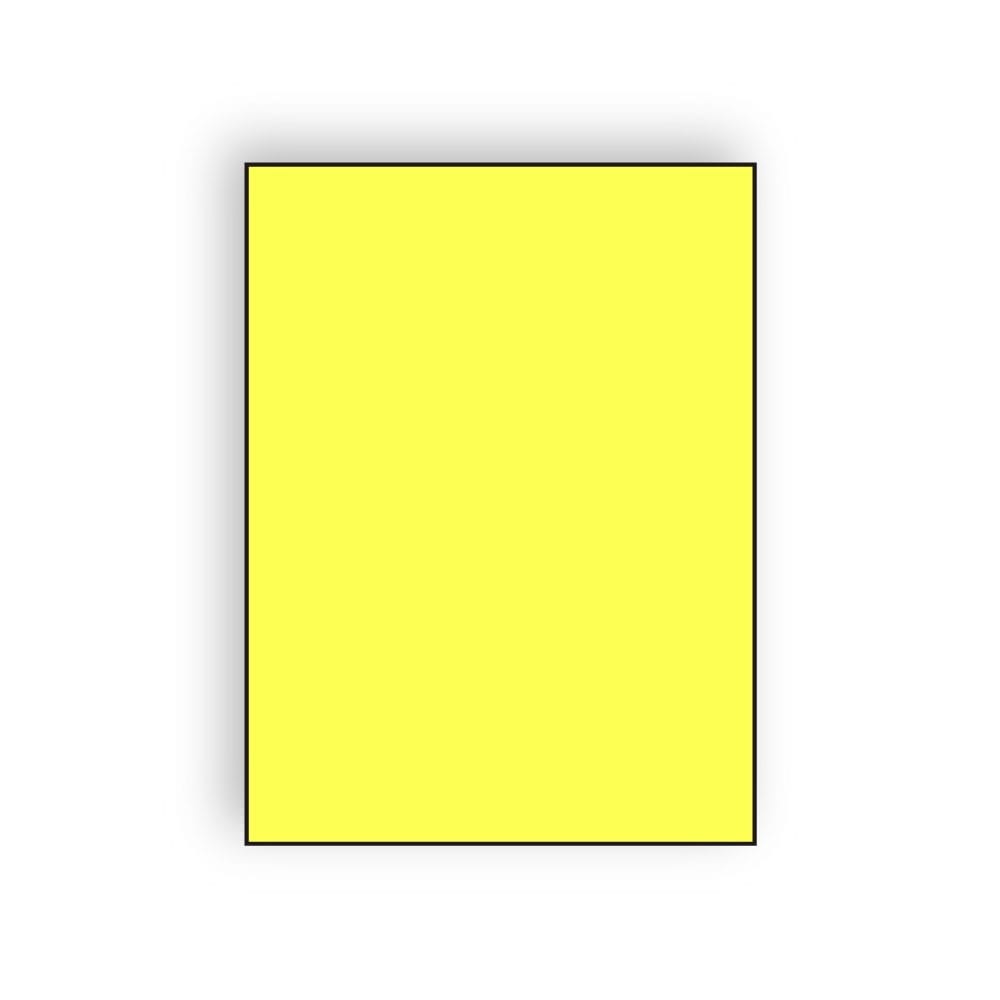Letterhead, 8-1/2" x 11", 24#, Brightly Colored Lemon, Acid Free (Box of 500)