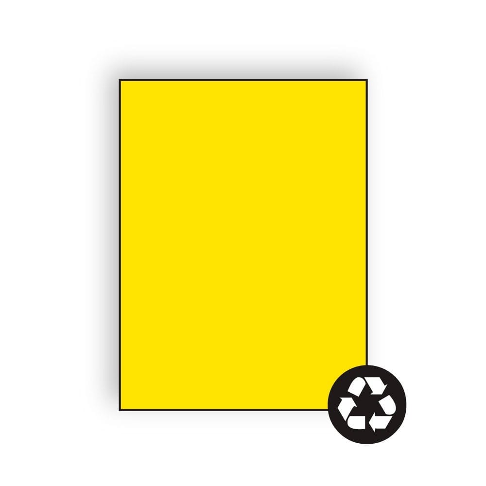Letterhead, 11" x 17", 24#, Recycled, Brightly Colored Yellow, Acid Free (Box of 500)