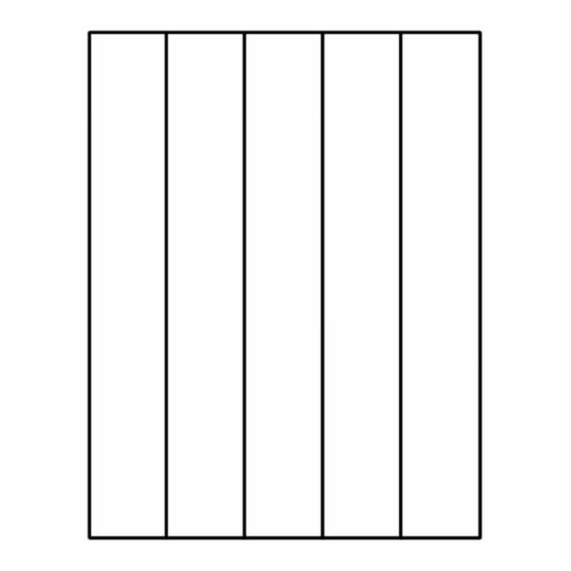 Laser Label Sheet, 8-1/2" x 11" Laser Finish, Flat Sheet and Pre-Die Cut Labels (Box of 100) - Image 2