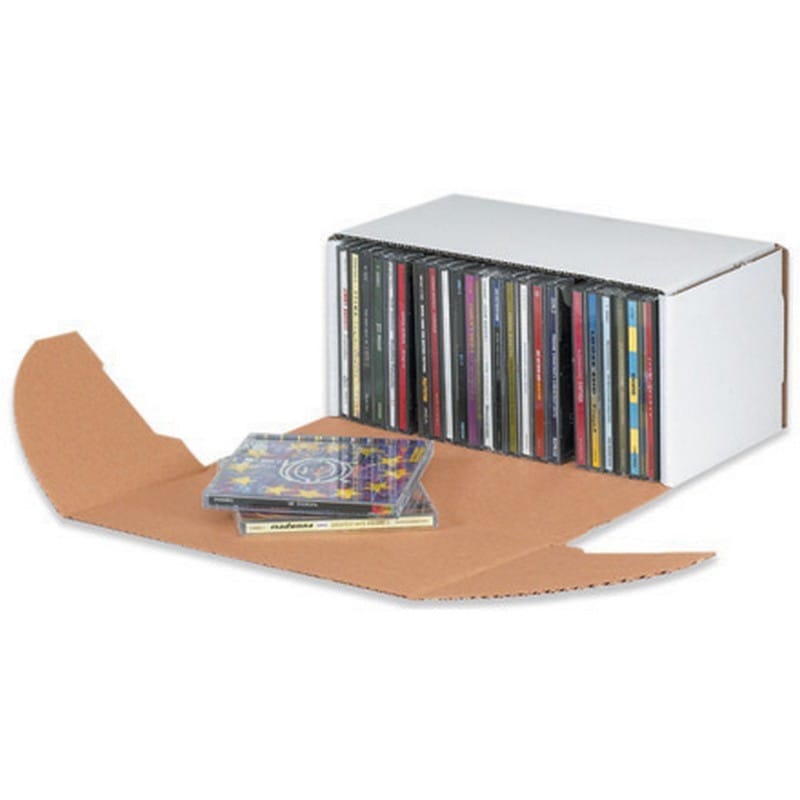 25 CD Capacity Corrugated Mailers (Box of 50) - Image 2