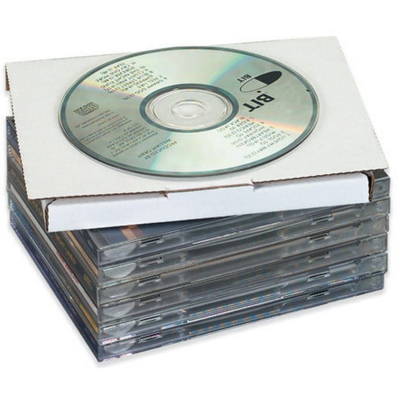 1 CD Capacity Corrugated Mailers (Box of 50) - Image 2