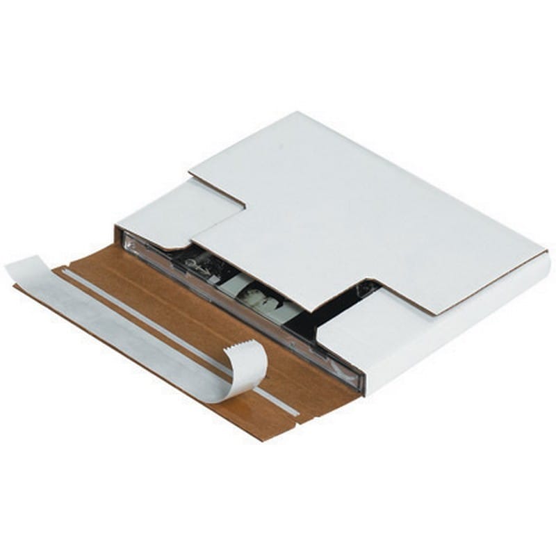 1 CD Capacity Self-Seal Corrugated Mailers (Box of 200)