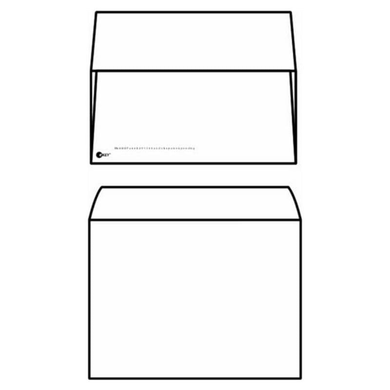 eKEY Multimedia Mailer Envelopes, 6" x 9-1/2", Outer Envelope with Open Side, CD / DVD Insert (Box of 500)