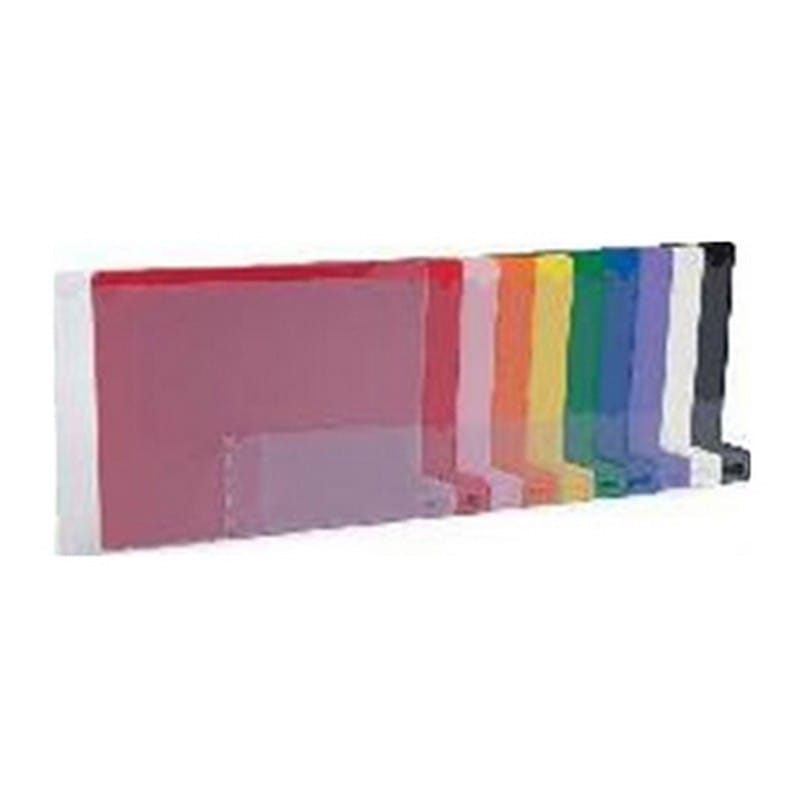 13" x 9-1/2" Out Guide Bottom Tab Full Pocket - Clear (Pack of 25)