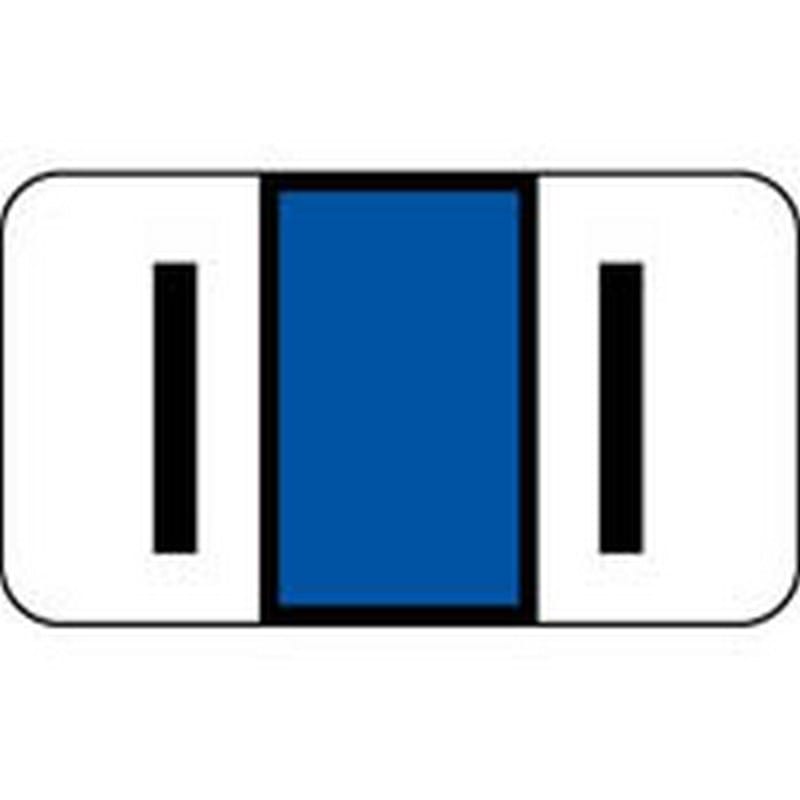 POS Compatible "I" Labels, Polylaminated Stock, 15/16 " X 1-5/8" Individual Letters - Ringbook pack of 240