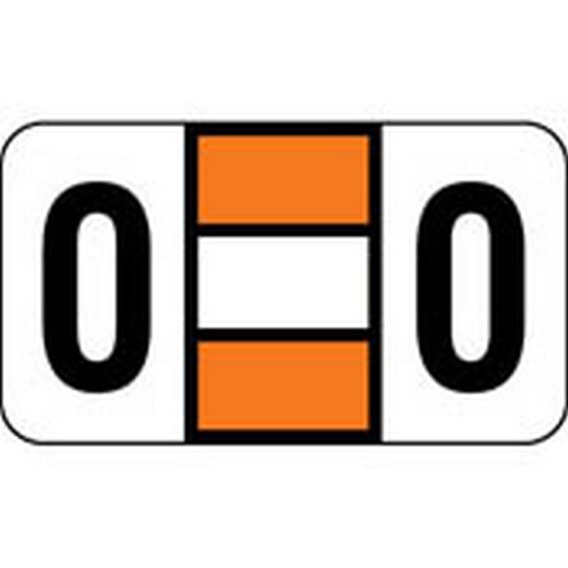 POS Compatible "O" Labels, Polylaminated Stock, 15/16 " X 1-5/8" Individual Letters - Ringbook pack of 240