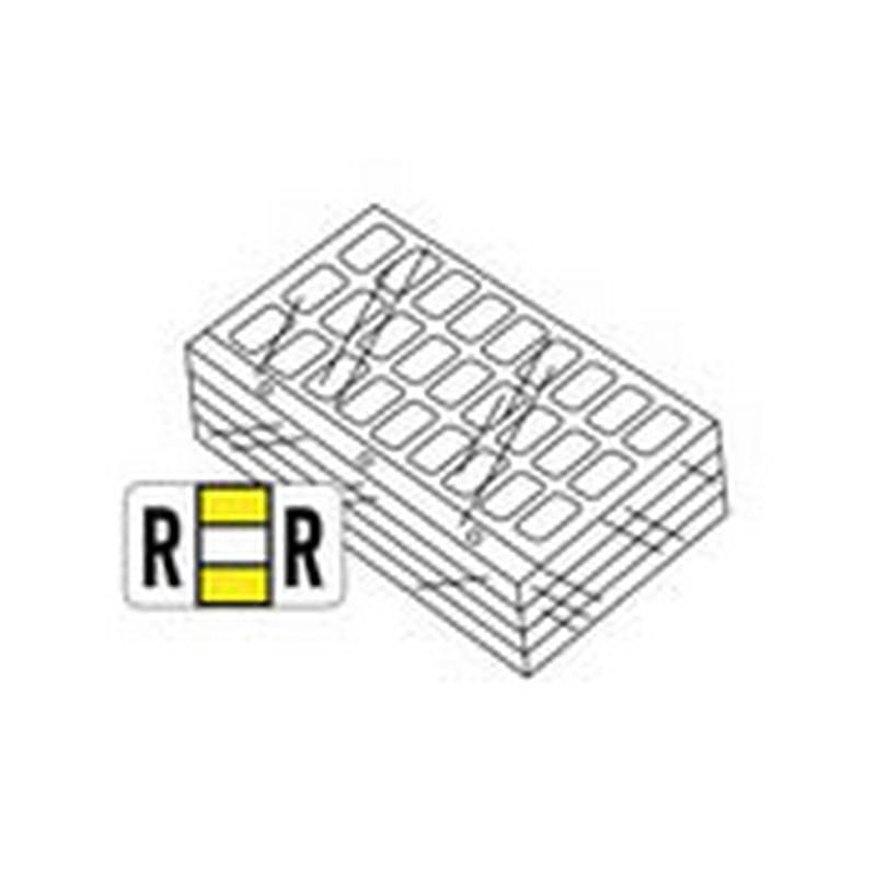 POS Compatible Refill kit "A-Z plus Mc" Labels, Polylaminated Stock, 15/16 " x 1-5/8" Individual Letters (3,120 labels)