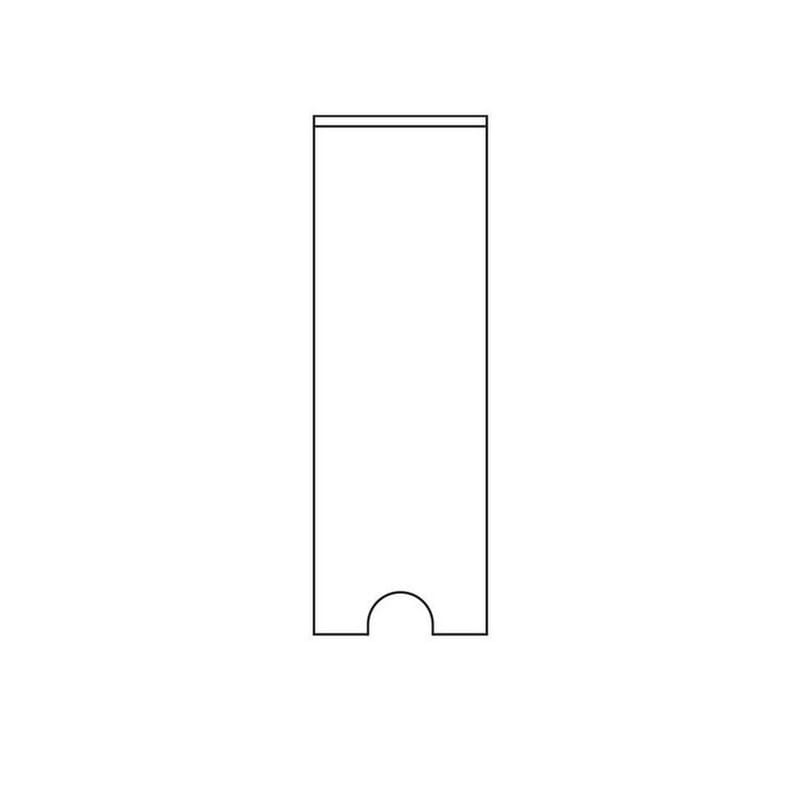 1" x 3" ID Pocket with Inserts (Pack of 100)