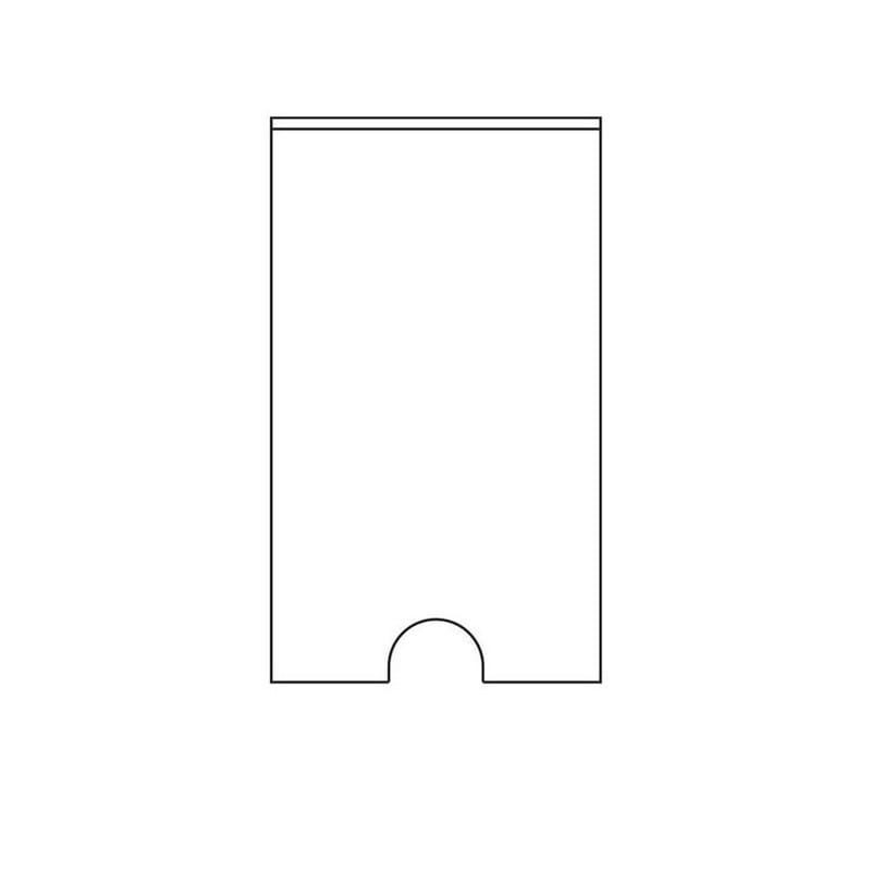 1.75" x 3" ID Pocket with Inserts (Pack of 100)