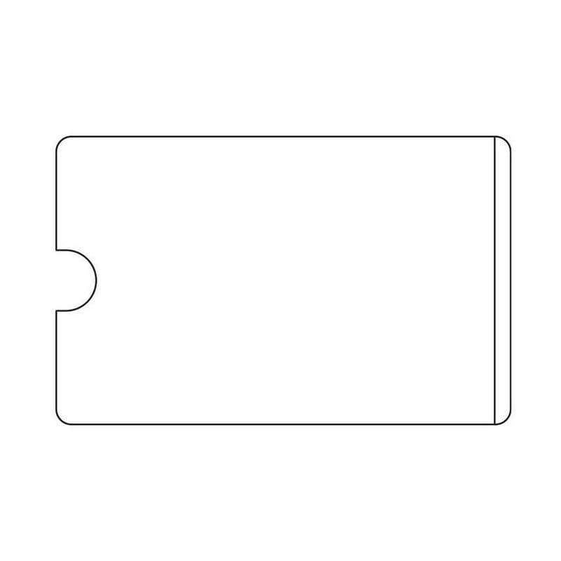 2.4" x 3" ID Pocket with Inserts (Pack of 12)