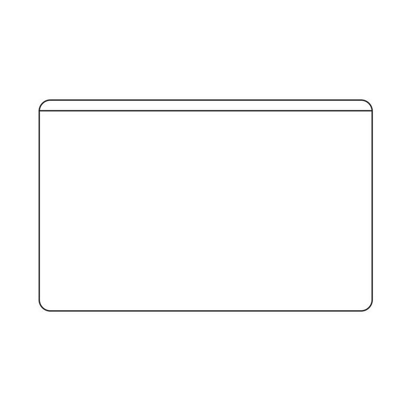 3.7" x 2.4" Card Pocket (Pack of 100)