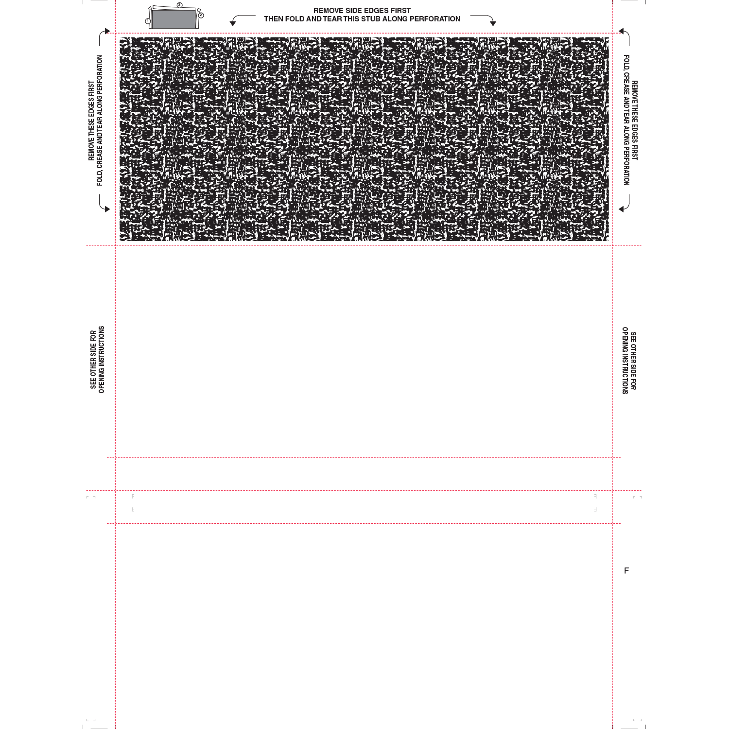 8-1/2" x 11" C Fold Duplex Multi-Purpose Blank (Box of 2000) - Image 3