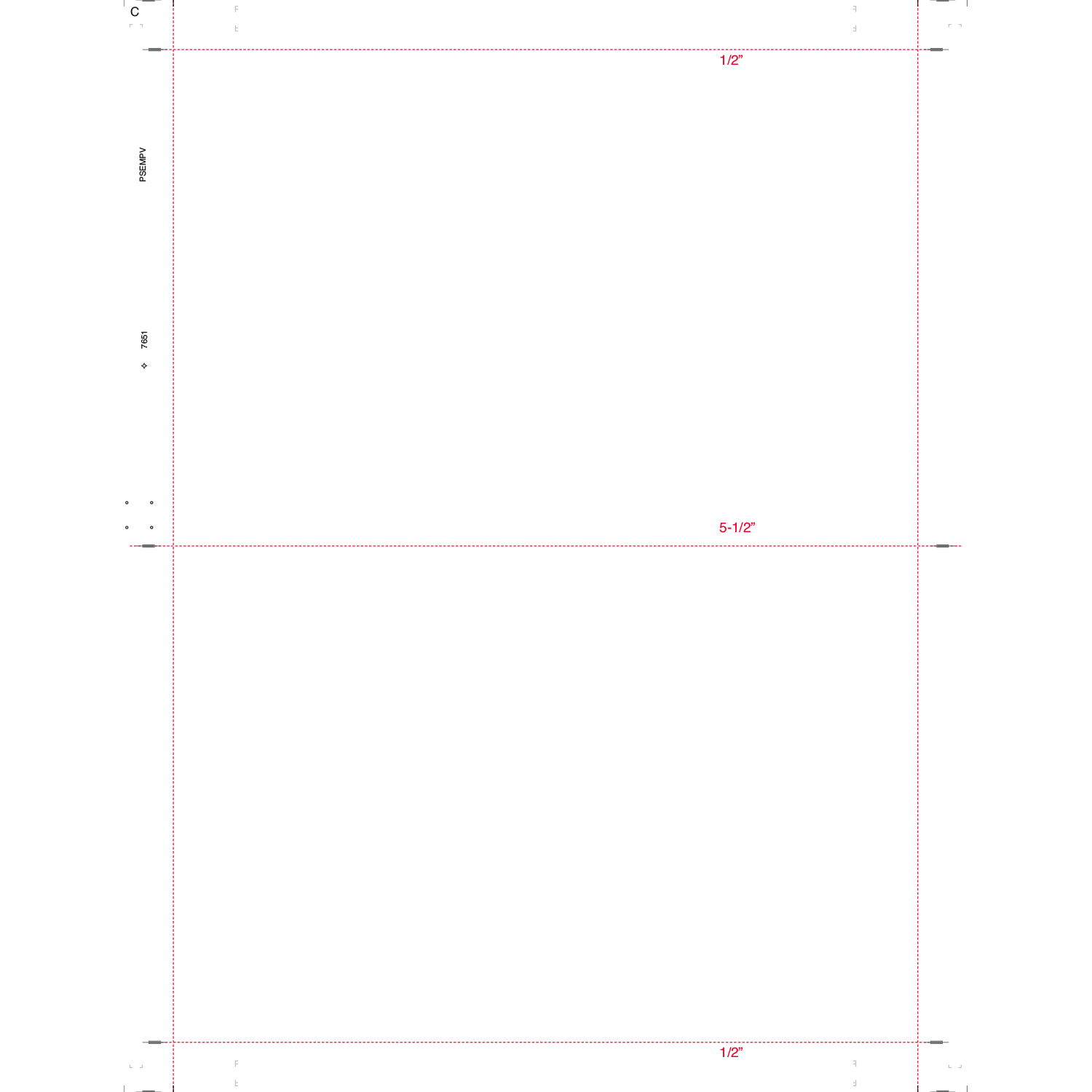 8-1/2" x 11" V Fold Duplex Multi-Purpose Blank (Box of 2000) - Image 2