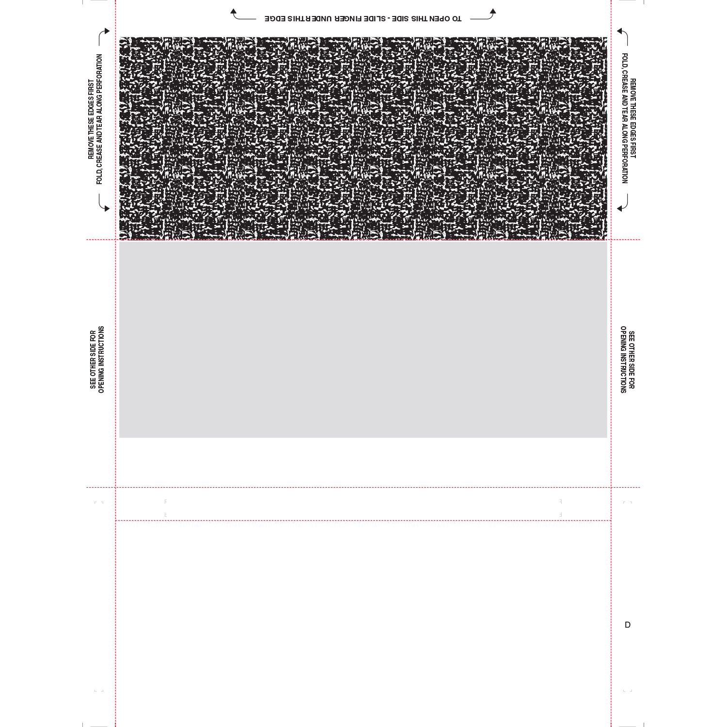 8-1/2" x 11" C Fold Poly Window Multi-Purpose Blank (Box of 1000) - Image 3