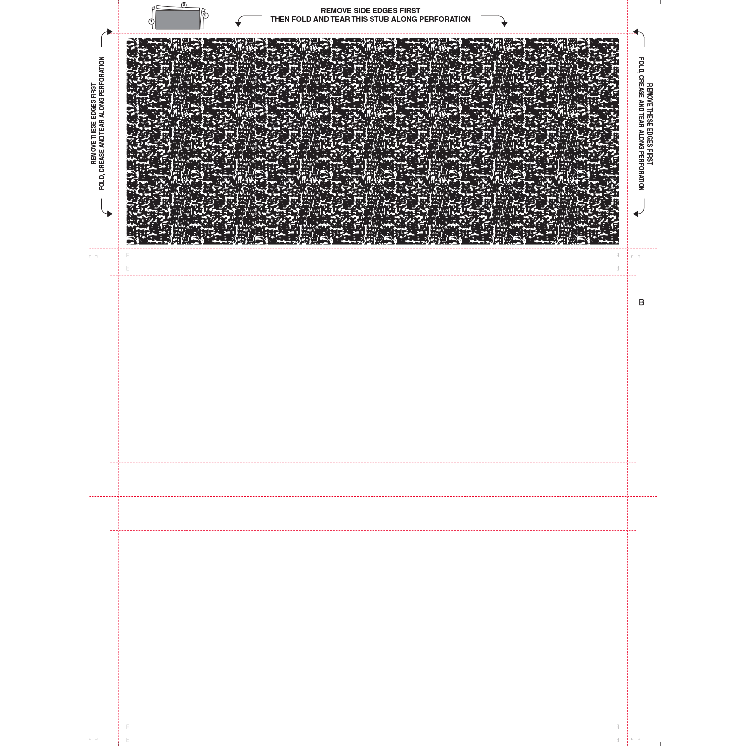 8-1/2" x 11" Multi Purpose Z Fold Tax Forms (Box of 2000) - Image 3