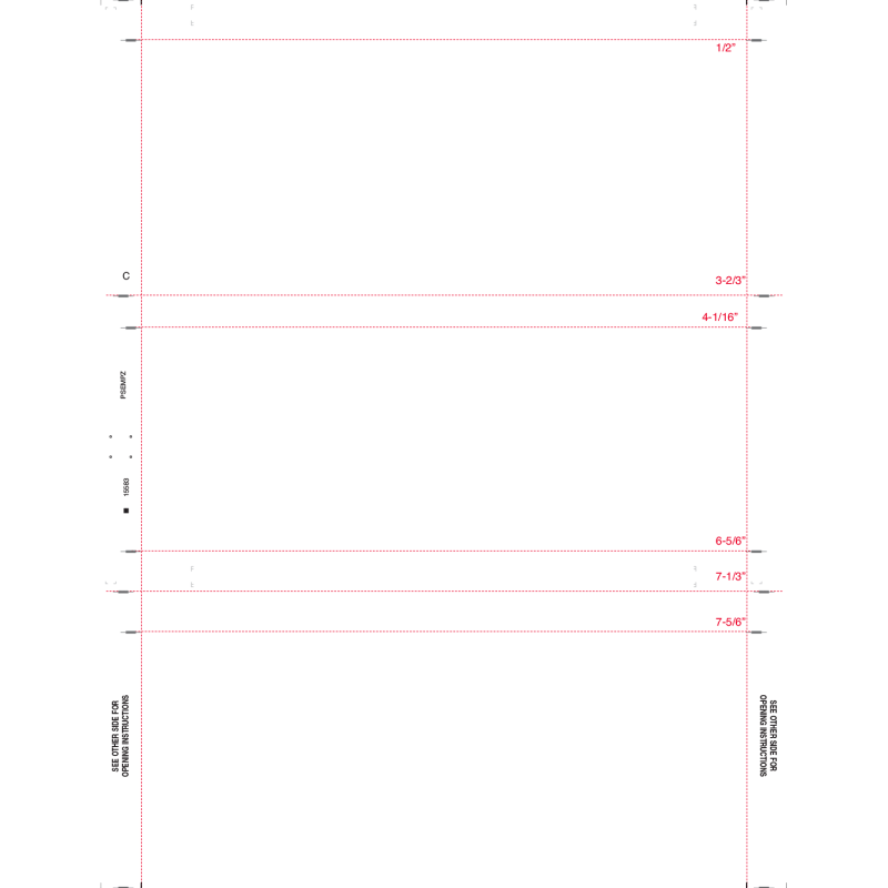 8-1/2" x 11" Multi Purpose Z Fold Tax Forms (Box of 2000)