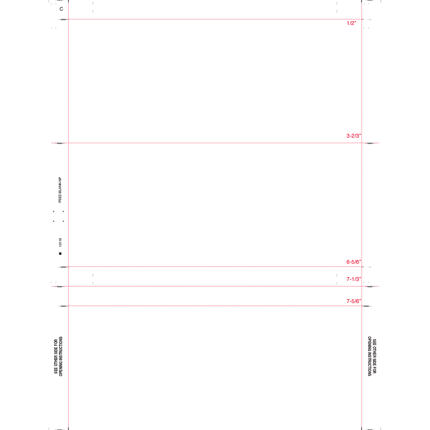 8-1/2" x 11" Z Fold Multi-Purpose Totally Blank - No Check Perf (Box of 2000) - Image 2