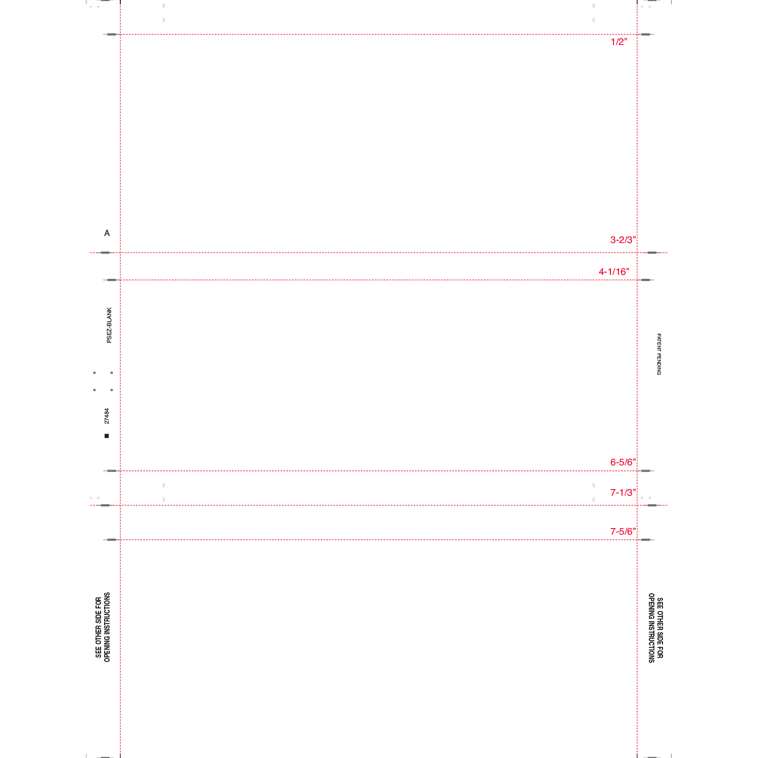 8-1/2" x 11" Z Fold Multi-Purpose Totally Blank (Box of 2000) - Image 2