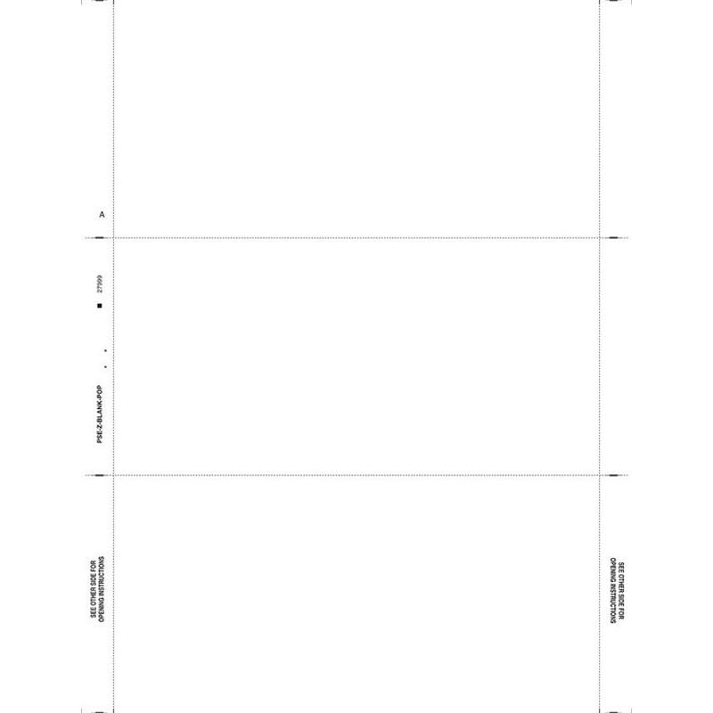 8-1/2" x 11" Z Fold 5498 Tax Forms (Box of 500) - Image 2