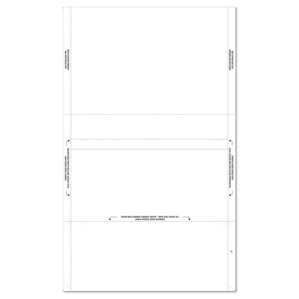 8-1/2" x 14" 1Part/2 Way with Blockout (Box of 1000) - Image 3