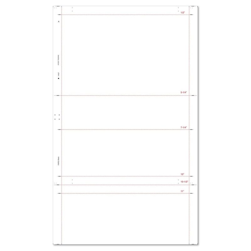 8-1/2" x 14" EZ Fold Multi-Purpose Totally Blank (Box of 2000)