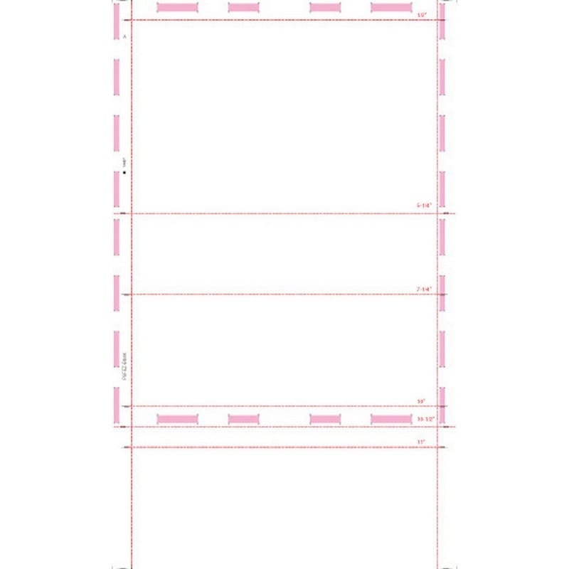 8-1/2" x 14" EZ Fold Multi-Purpose Totally Blank (Box of 2000) - Image 2