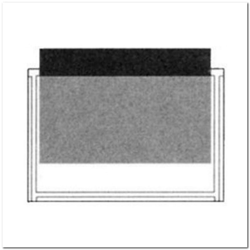7" x 4-3/4" Stick-On Poly Pocket (Pack of 100)