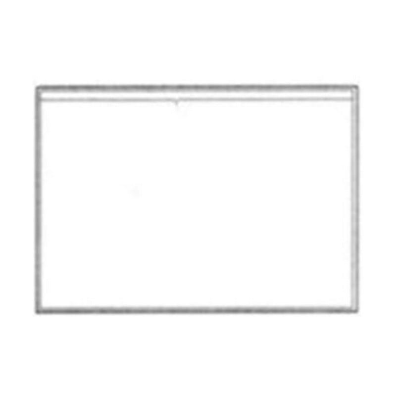6-1/2" x 4-1/2" Stick-On Vinyl Pocket (Pack of 100)