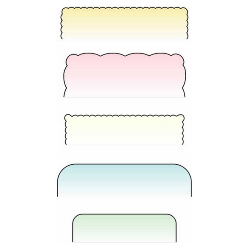 Place Mat, 9-7/8" x 13-7/8", 20#, Flat Diecut Only, White, Diecut Only (Box of 1000)