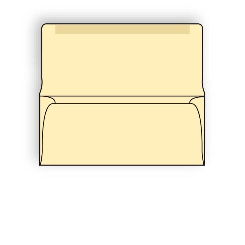#9 Collection/Remittance Envelopes, 3-7/8" x 8-7/8", 24#, Open Side, Ivory Pastel, Acid Free Large Flaps (Box of 500)