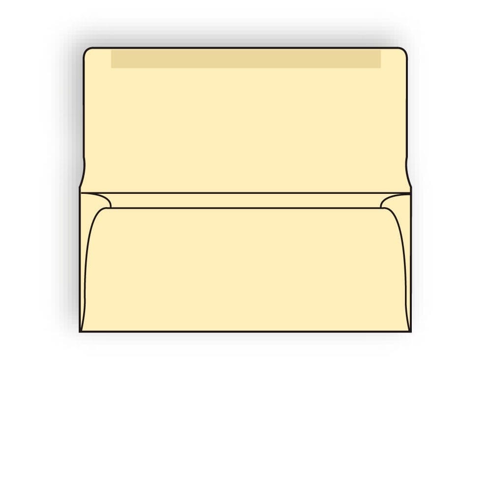 #9 Collection/Remittance Envelopes, 3-7/8" x 8-7/8", 24#, Open Side, Ivory Pastel, Acid Free Large Flaps (Box of 500)