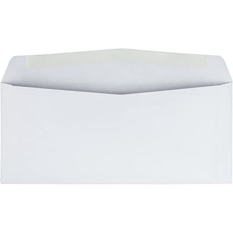 #10 Regular Side Seam Business Envelopes, 4-1/8" x 9-1/2", 24#, White, No Window (Box of 500) - Image 3