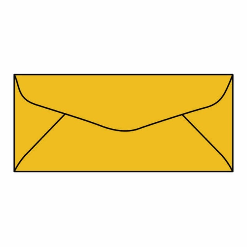 #10 Regular Banker Flap Envelopes, 4-1/8" x 9-1/2", 28# Tan/Brown Kraft, Deep Flap, Wide & Heavy Seal Gum (Box of 500) - Image 2
