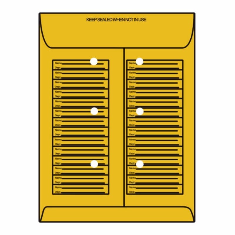 Open End Interdepartmental Mail Catalog Envelopes, 10" x 13", 28#, No Fastener, Tan / Brown Kraft, Pre-Printed Black Imprint on Two Sides (Box - Image 2